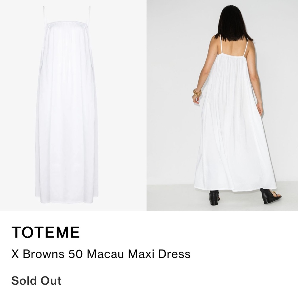 TOTEME X Browns 50 Macau Maxi Dress